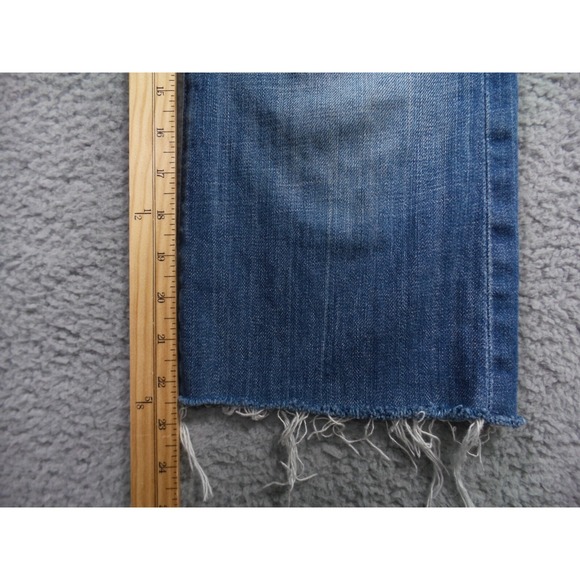 Citizens of Humanity Jeans Womens 29 Blue Denim Kelly Low Waist Cropped Stretch - Picture 10 of 16